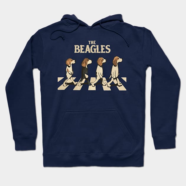 The Beagles Hoodie by Rahelrana